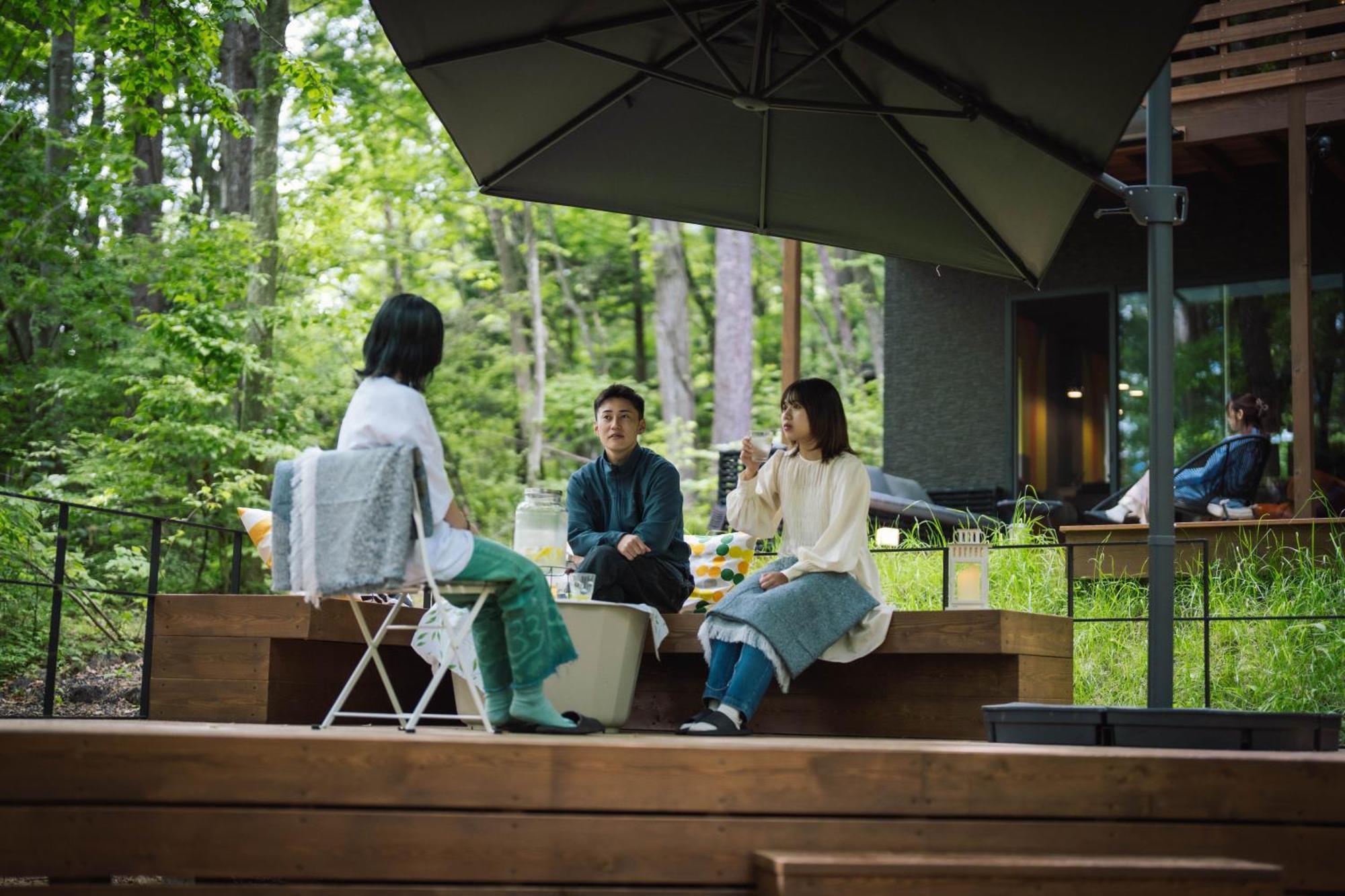 ツキミチル　〜軽井沢のサウナ・Bbqつき一棟貸しホテル〜 Miyota Buitenkant foto